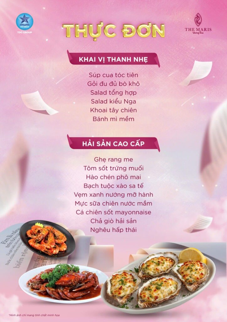 BUFFET HẢI SẢN tại The Maris Vũng Tàu cùng NÀNG THƠ THE MARIS 3