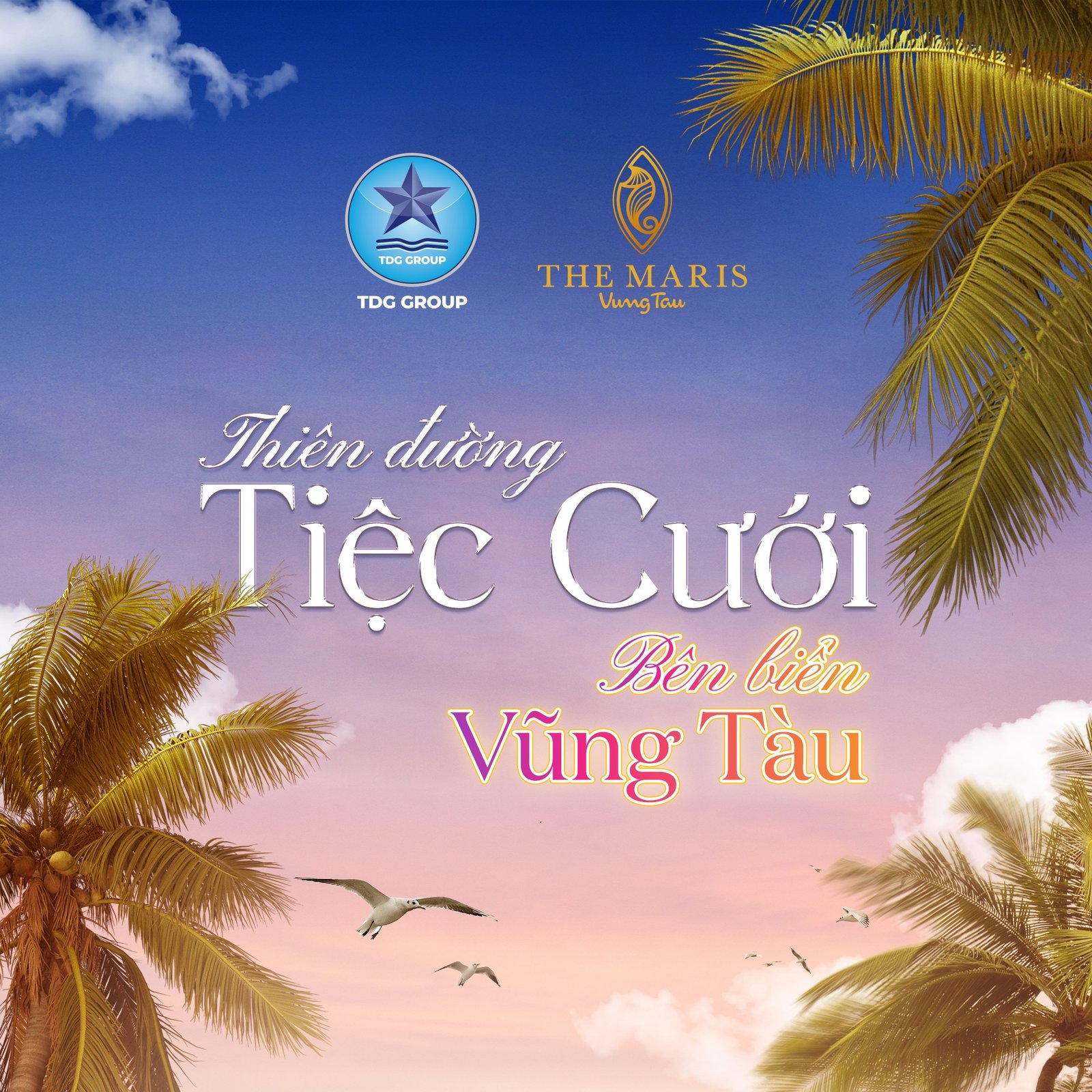 Tiệc cưới bên bãi biển The Maris Vũng Tàu