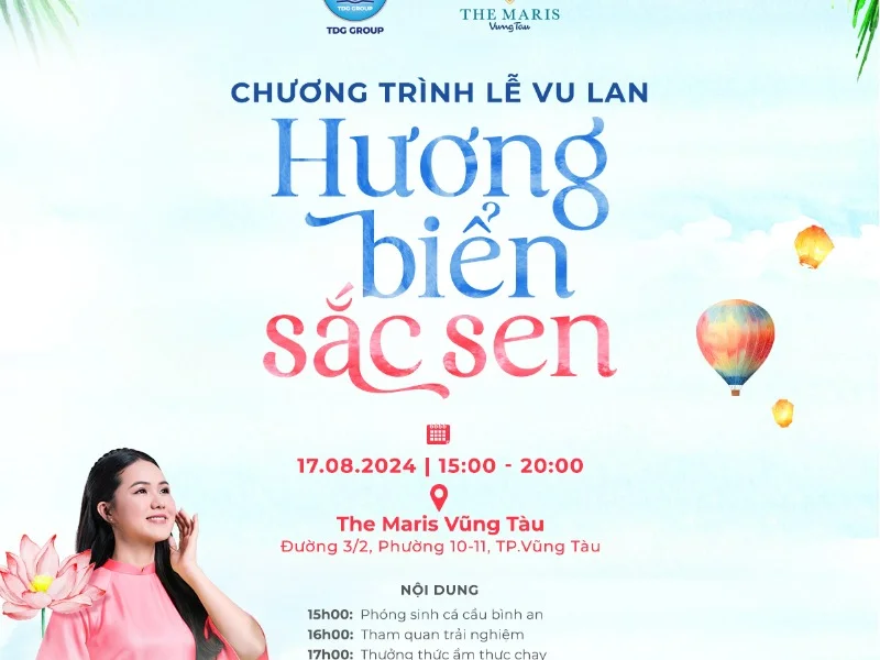 CÙNG THE MARIS VŨNG TÀU THƯỞNG HƯƠNG BIỂN SẮC SEN – TRỌN VU LAN AN LÀNH