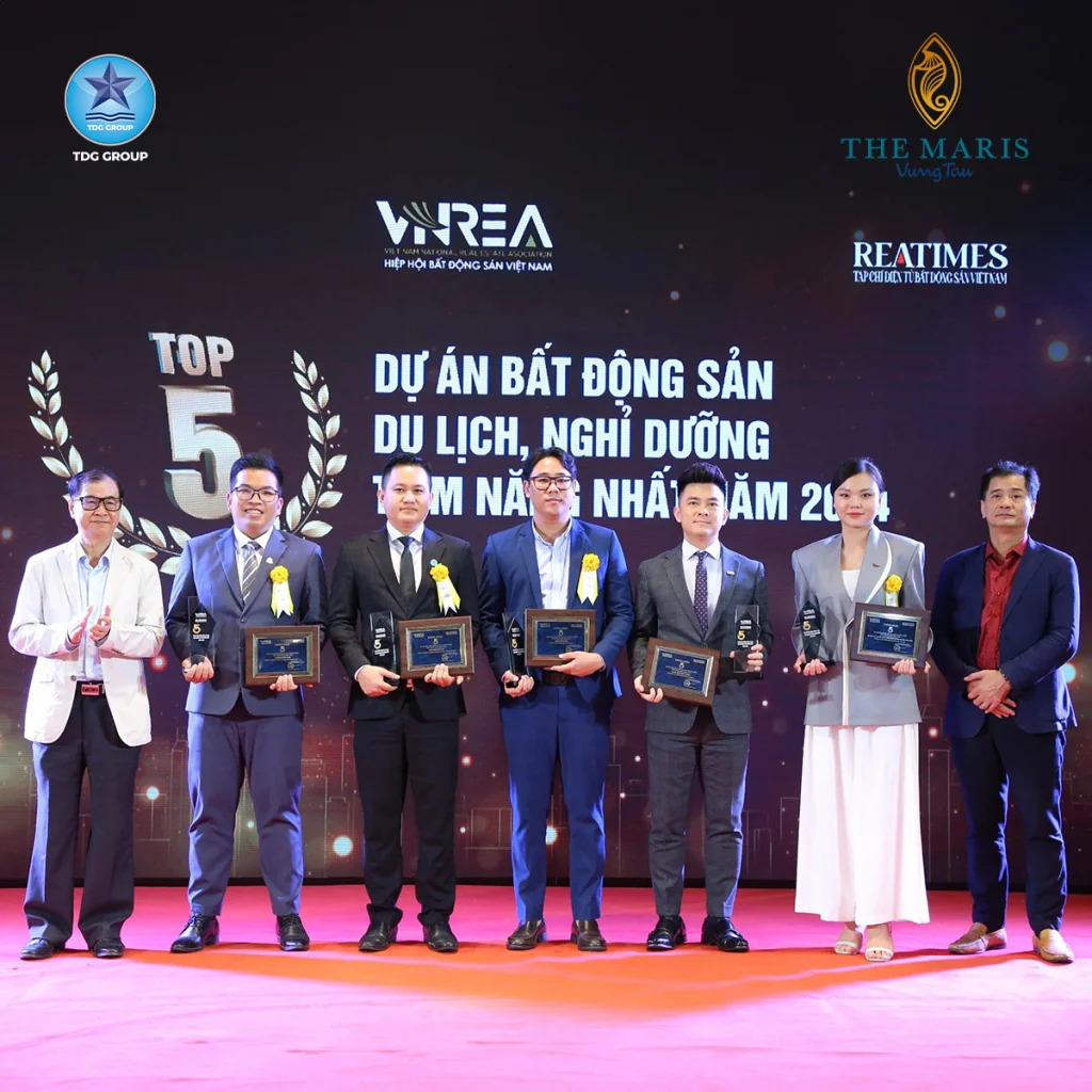 THE MARIS VŨNG TÀU ĐẠT TOP 5 DỰ ÁN BẤT ĐỘNG SẢN DU LỊCH, NGHỈ DƯỠNG TIỀM NĂNG NHẤT NĂM 2024 1