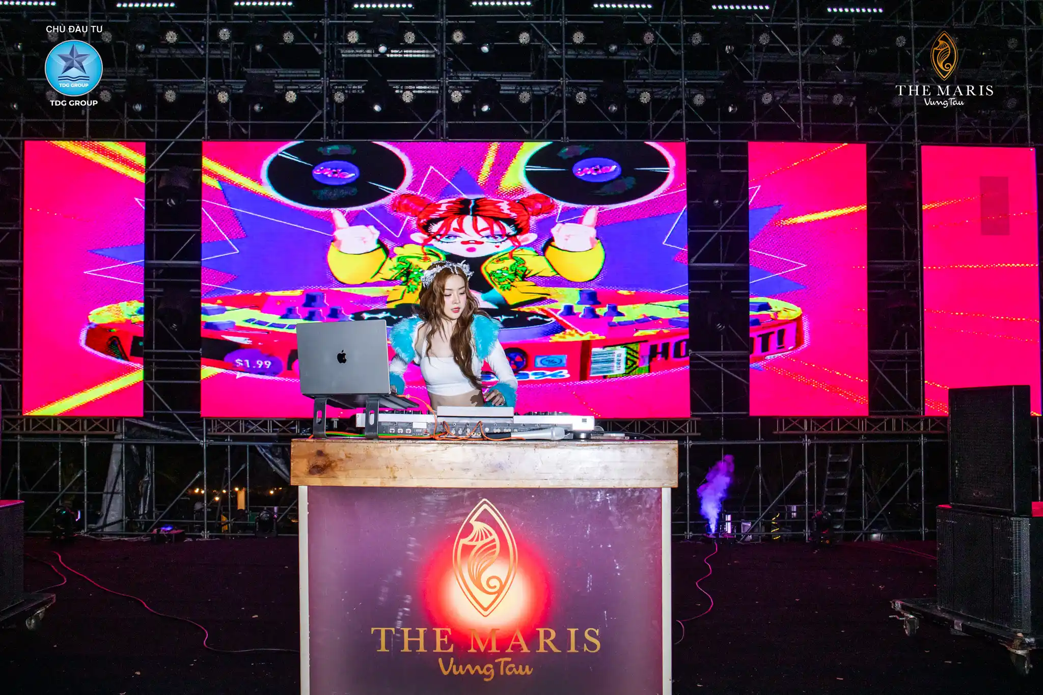 âm nhạc sôi động với sự góp mặt của DJ Mie