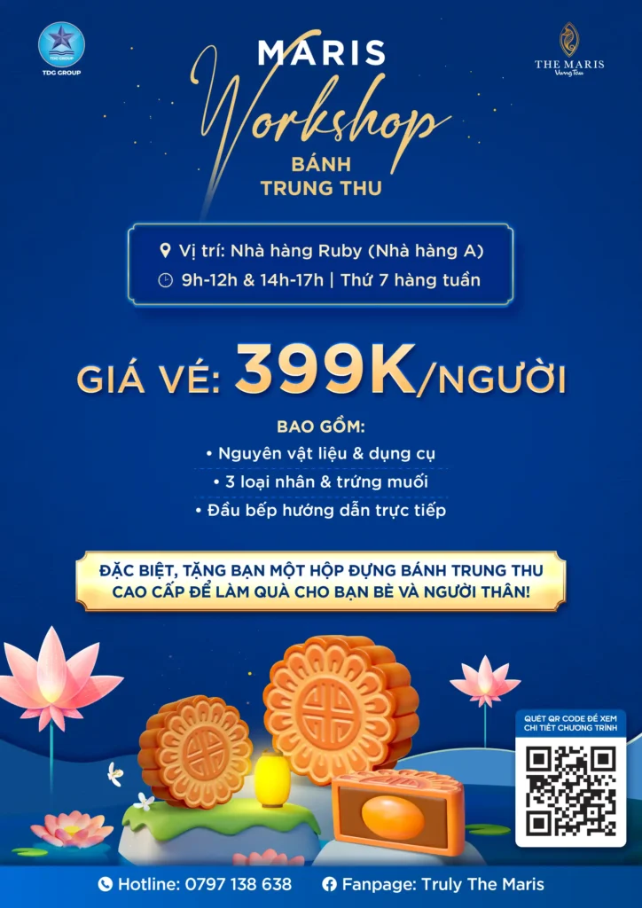 Maris Workshop: Bánh Trung Thu - Tự tay làm bánh, gửi trọn yêu thương
