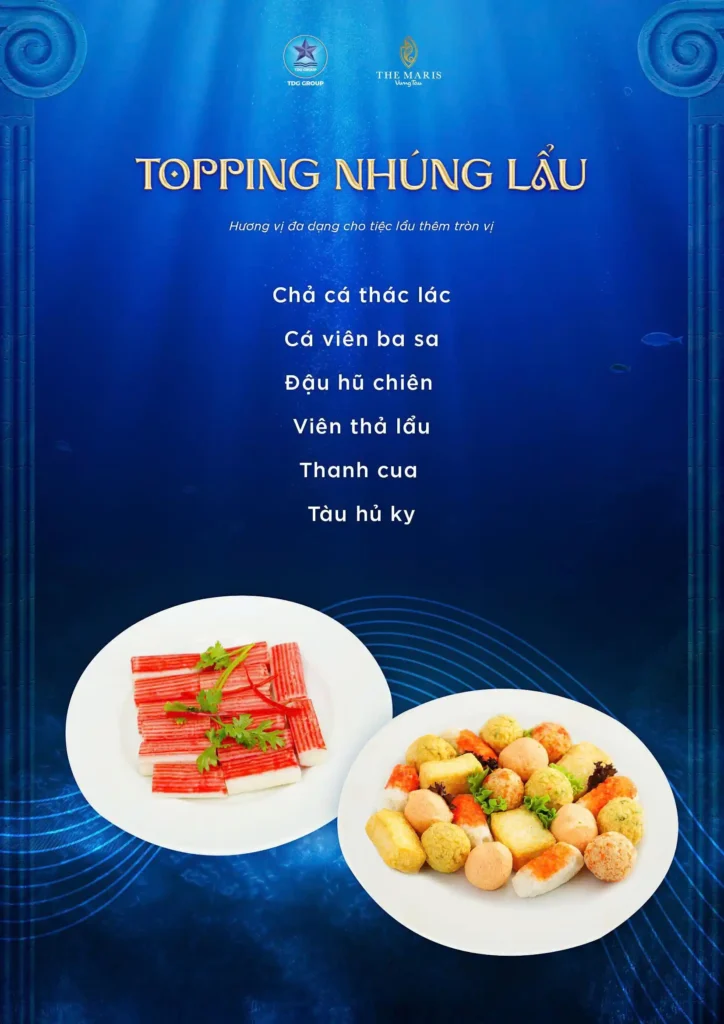 MENU ONCE UPON THE MARIS 5