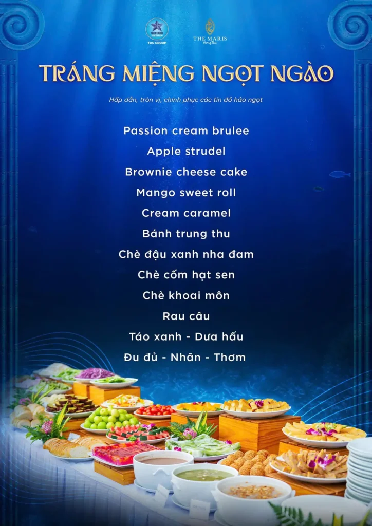 MENU ONCE UPON THE MARIS 8