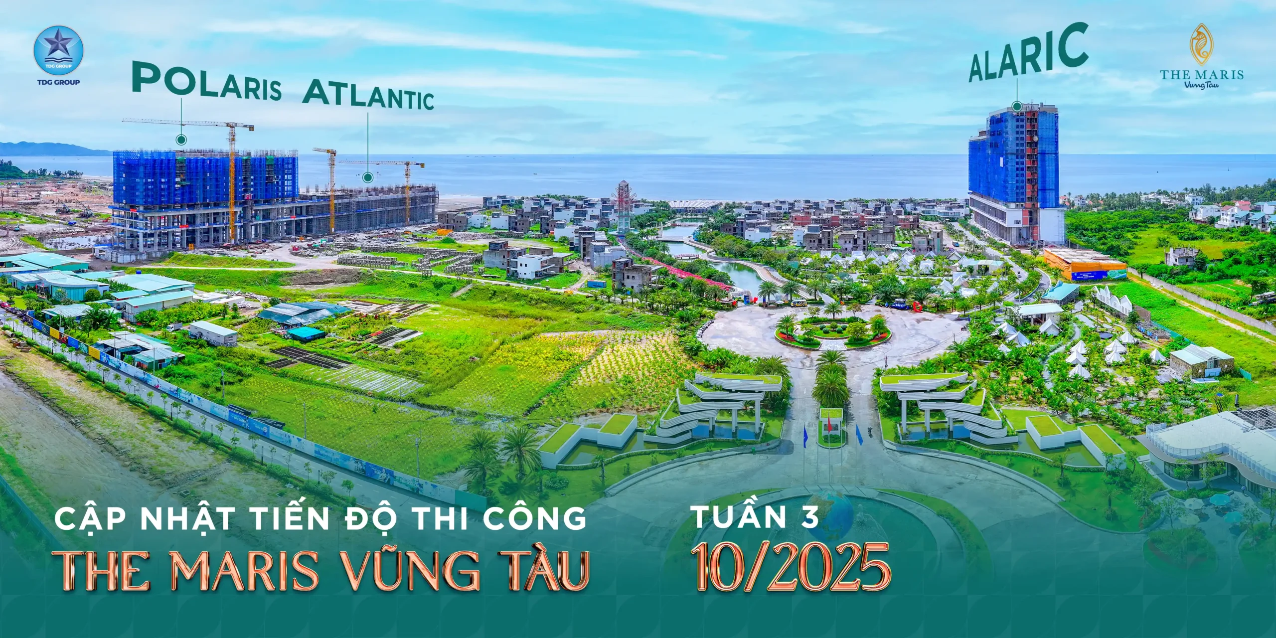 CẬP NHẬT TIẾN ĐỘ THI CÔNG THE MARIS VŨNG TÀU TUẦN 3 THÁNG 10/2025