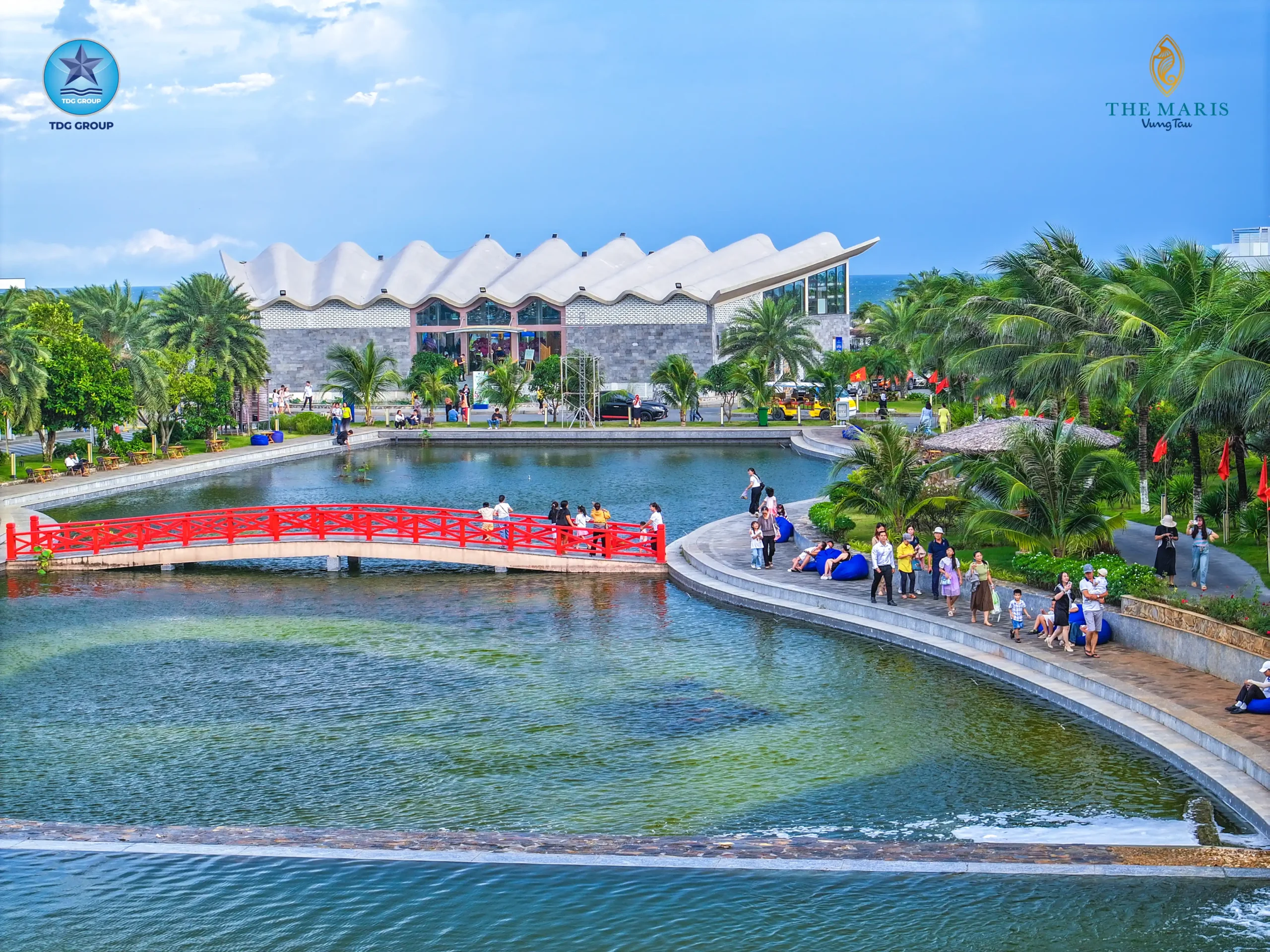 Không gian xanh mát tại The Maris Vũng Tàu