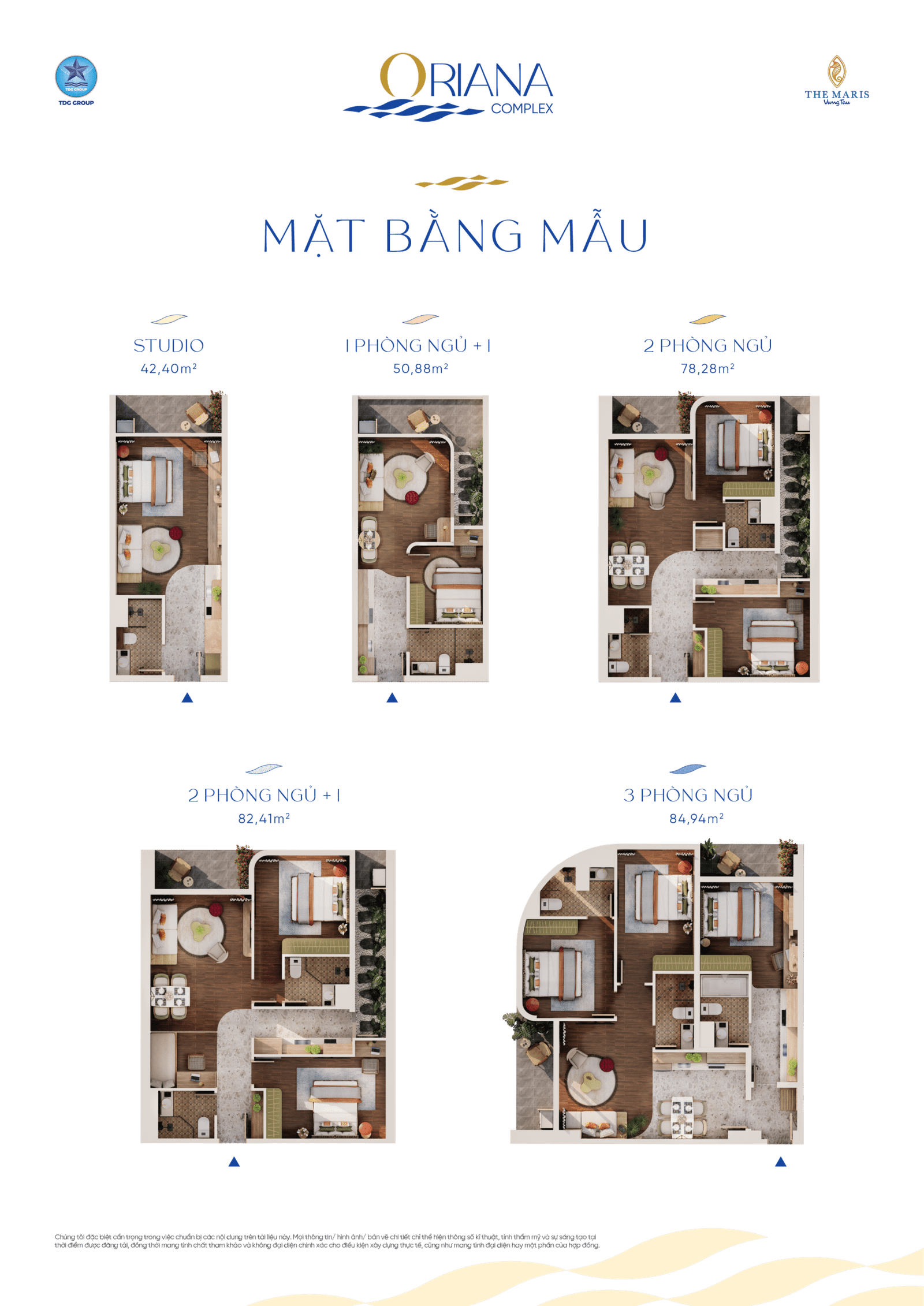 ORIANA COMPLEX - Toả sáng 1 biểu tượng - Kiệt tác dấu ấn Signature tại The Maris Vũng Tàu 14 Mặt bằng mẫu Oriana Complex
