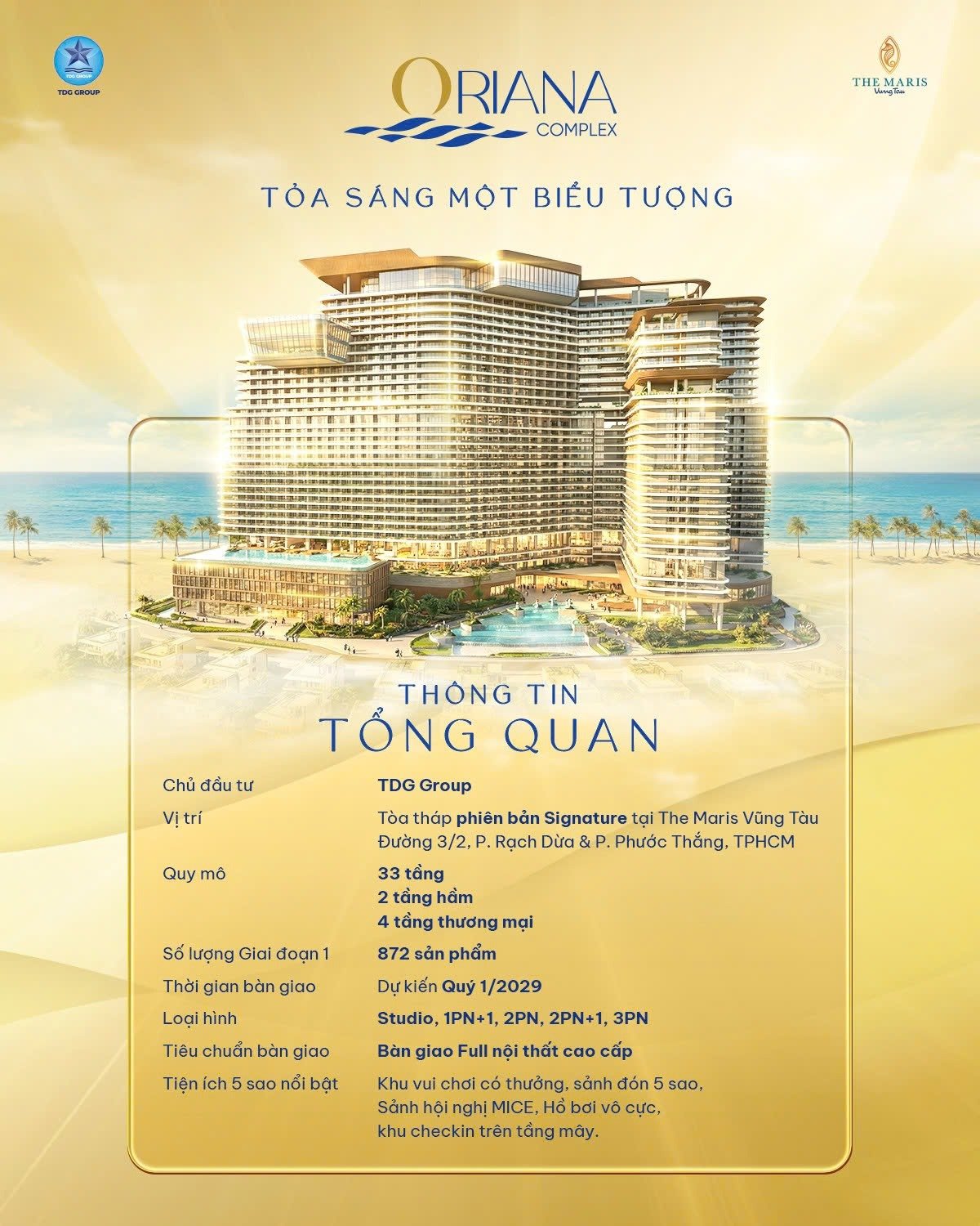 ORIANA COMPLEX - Toả sáng 1 biểu tượng - Kiệt tác dấu ấn Signature tại The Maris Vũng Tàu 8 ORIANA COMPLEX - Toả sáng 1 biểu tượng - Kiệt tác dấu ấn Signature tại The Maris Vũng Tàu 1
