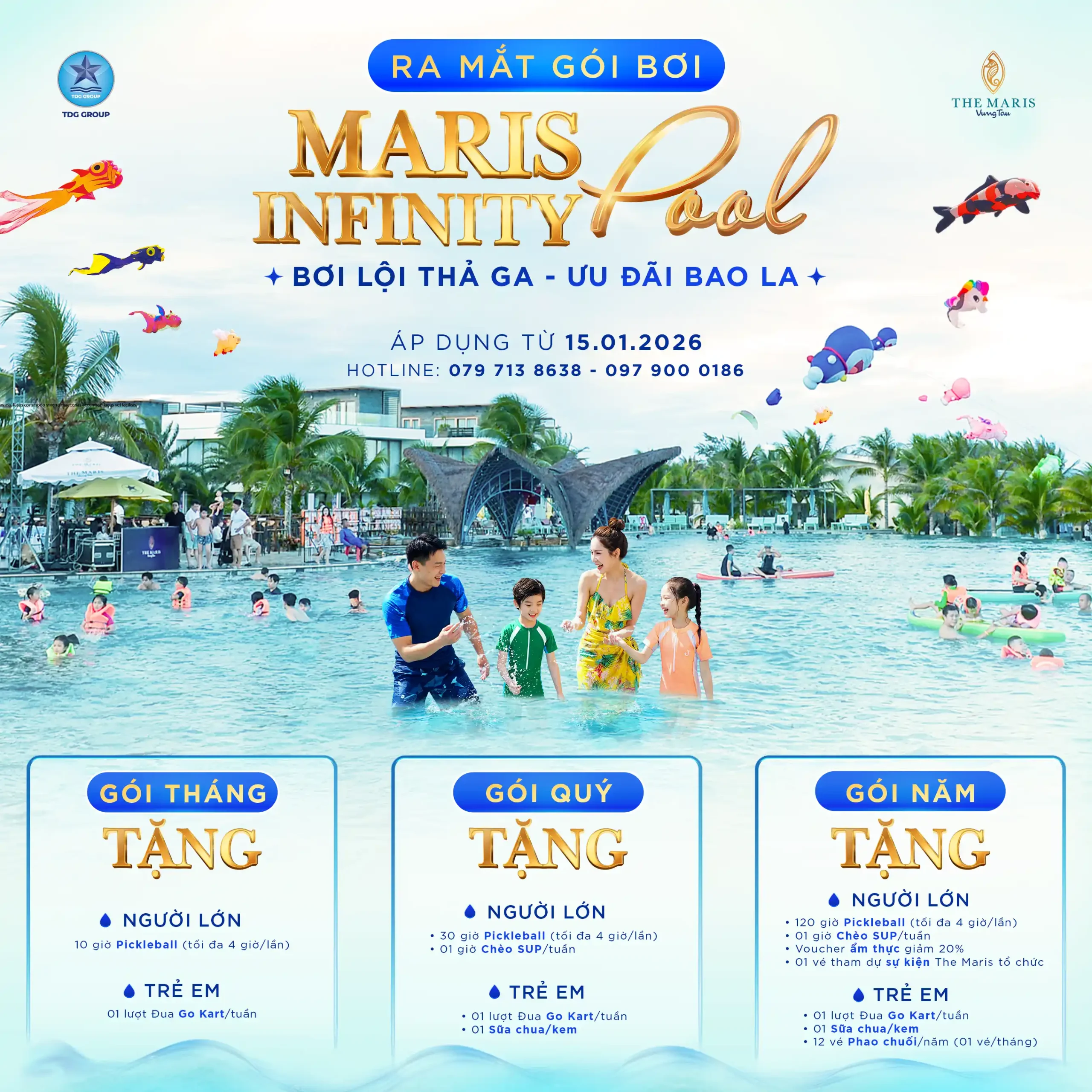 RA MẮT GÓI BƠI MARIS INFINITY POOL: BƠI LỘI THẢ GA – ƯU ĐÃI BAO LA