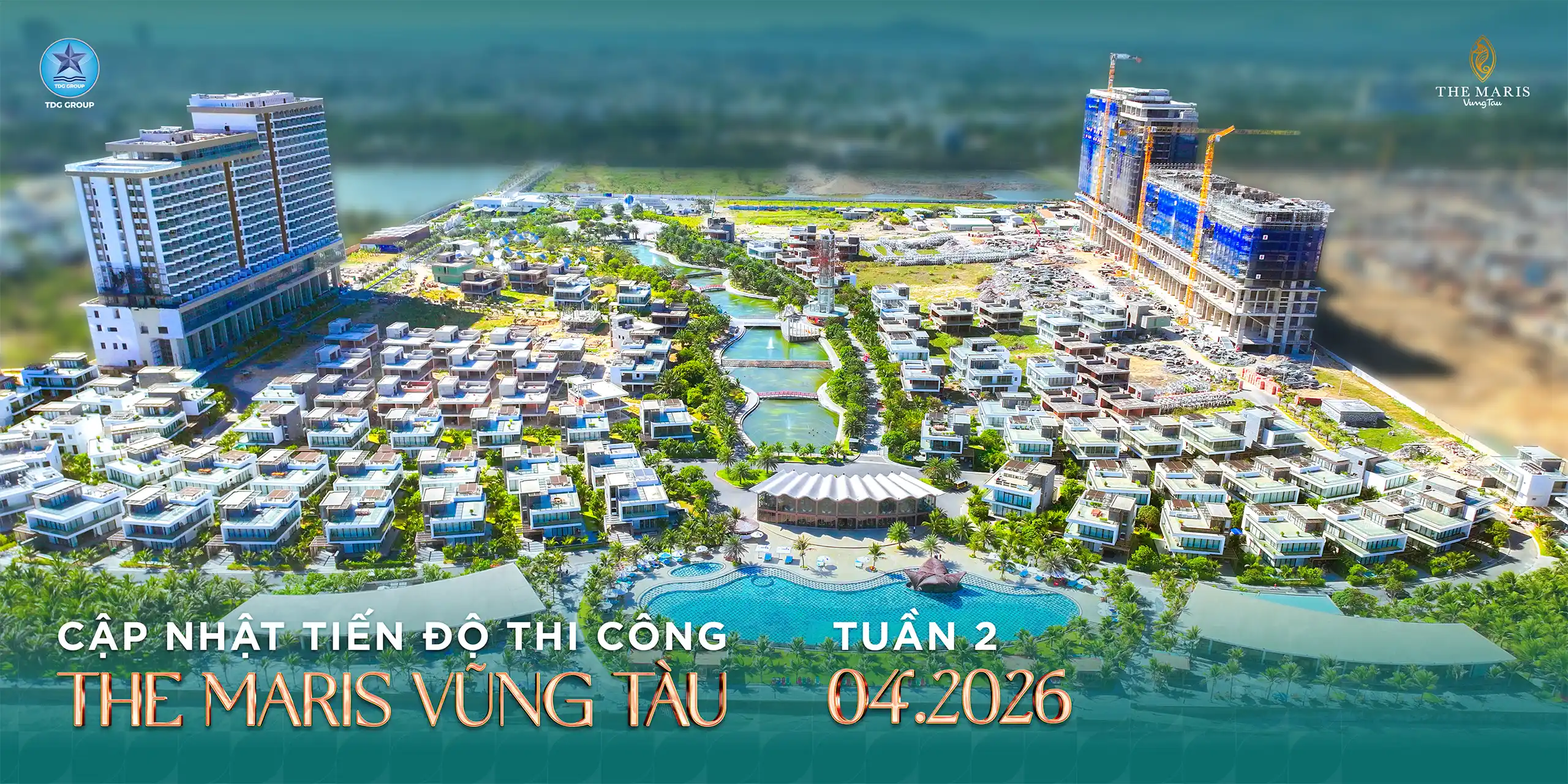 CẬP NHẬT TIẾN ĐỘ THI CÔNG THE MARIS VŨNG TÀU TUẦN 2 THÁNG 04/2026