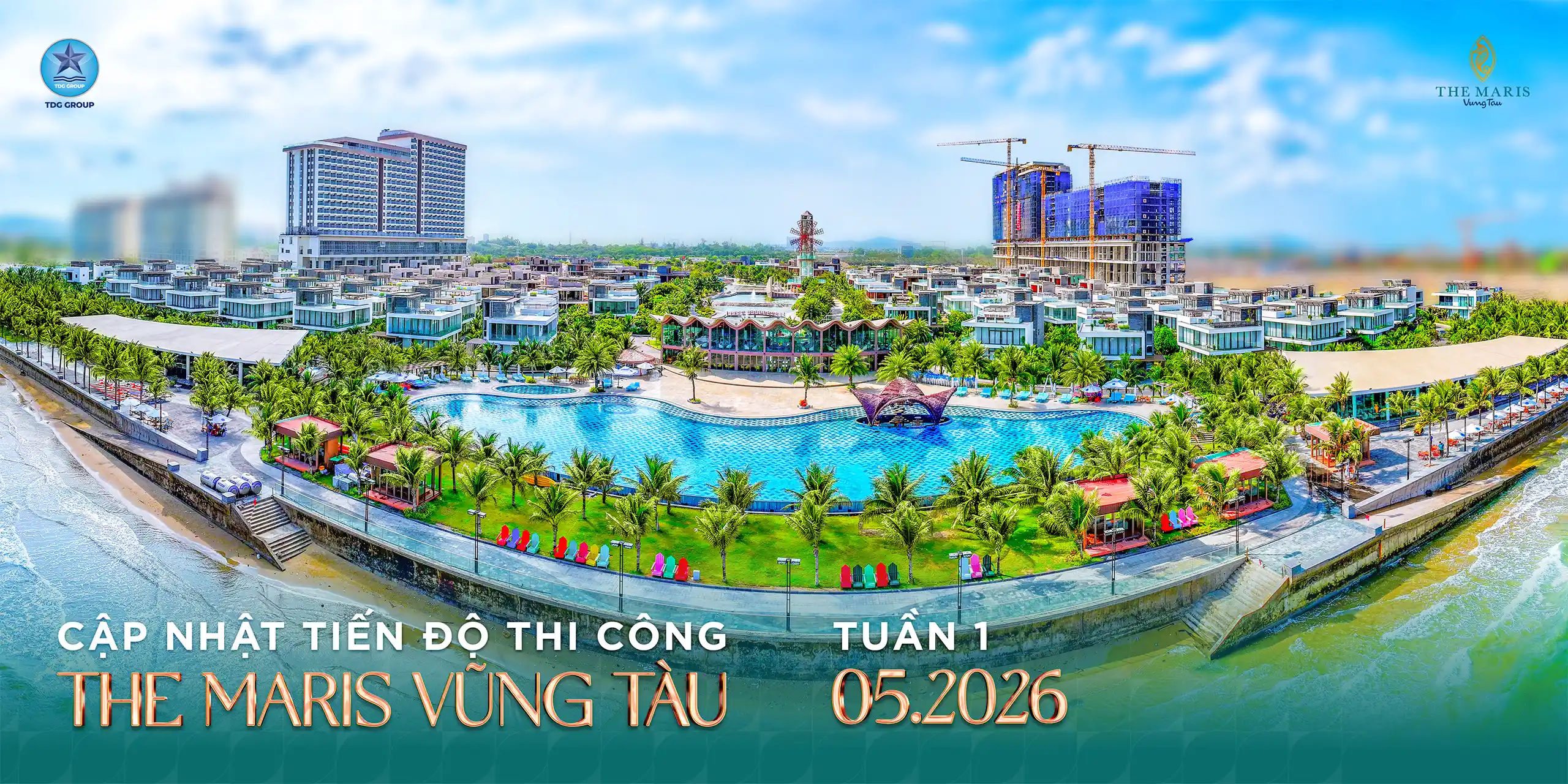 CẬP NHẬT TIẾN ĐỘ THI CÔNG THE MARIS VŨNG TÀU TUẦN 1 THÁNG 05/2026
