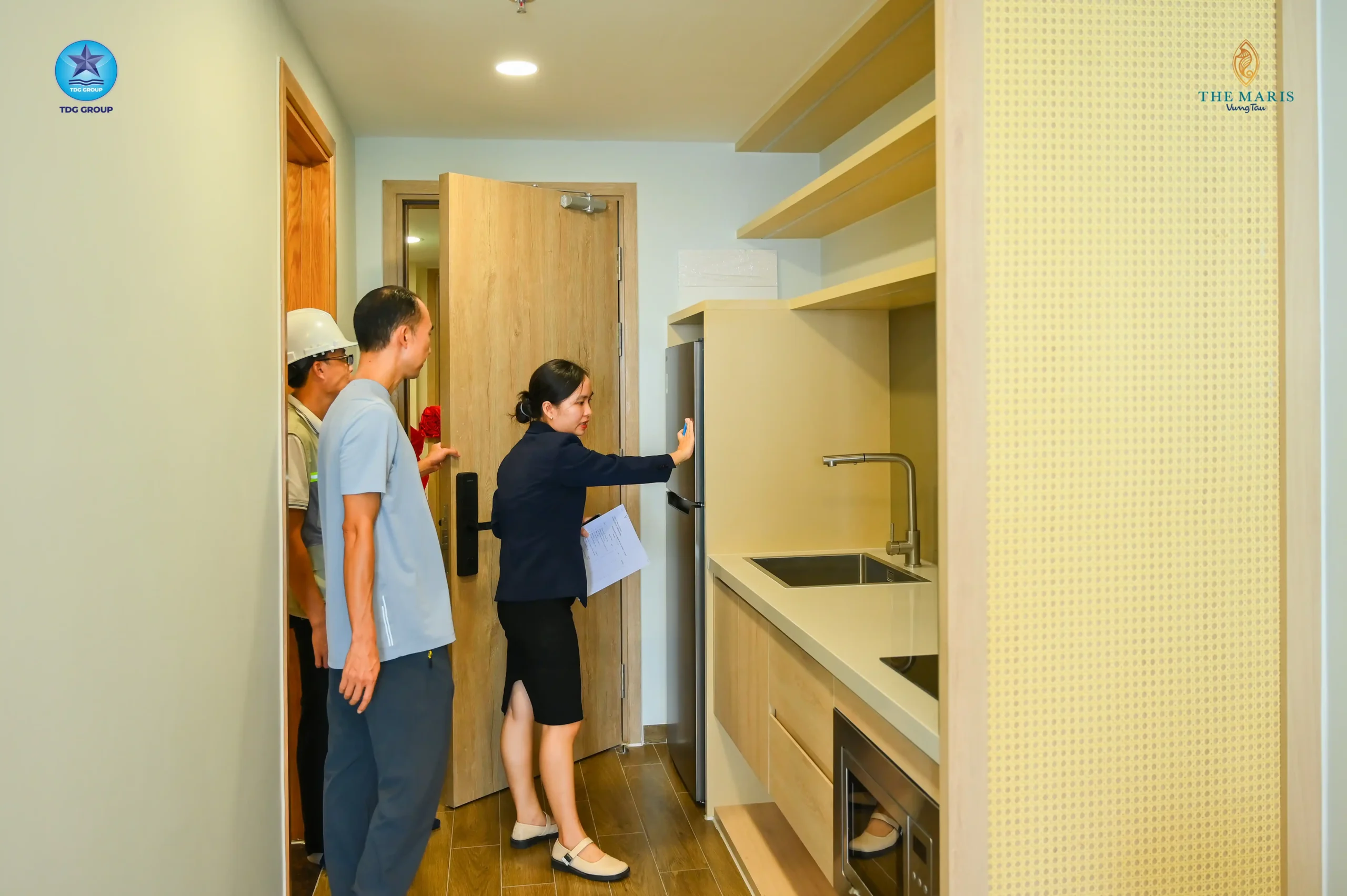 Alaric chính thức bàn giao, nguồn lực TDG Group được hiện thực hóa tại The Maris Vũng Tàu 1 Cư dân nhận bàn giao căn hộ hoàn thiện nội thất, sẵn sàng đưa vào hoạt động từ sớm (Nguồn ảnh: TDG Group)