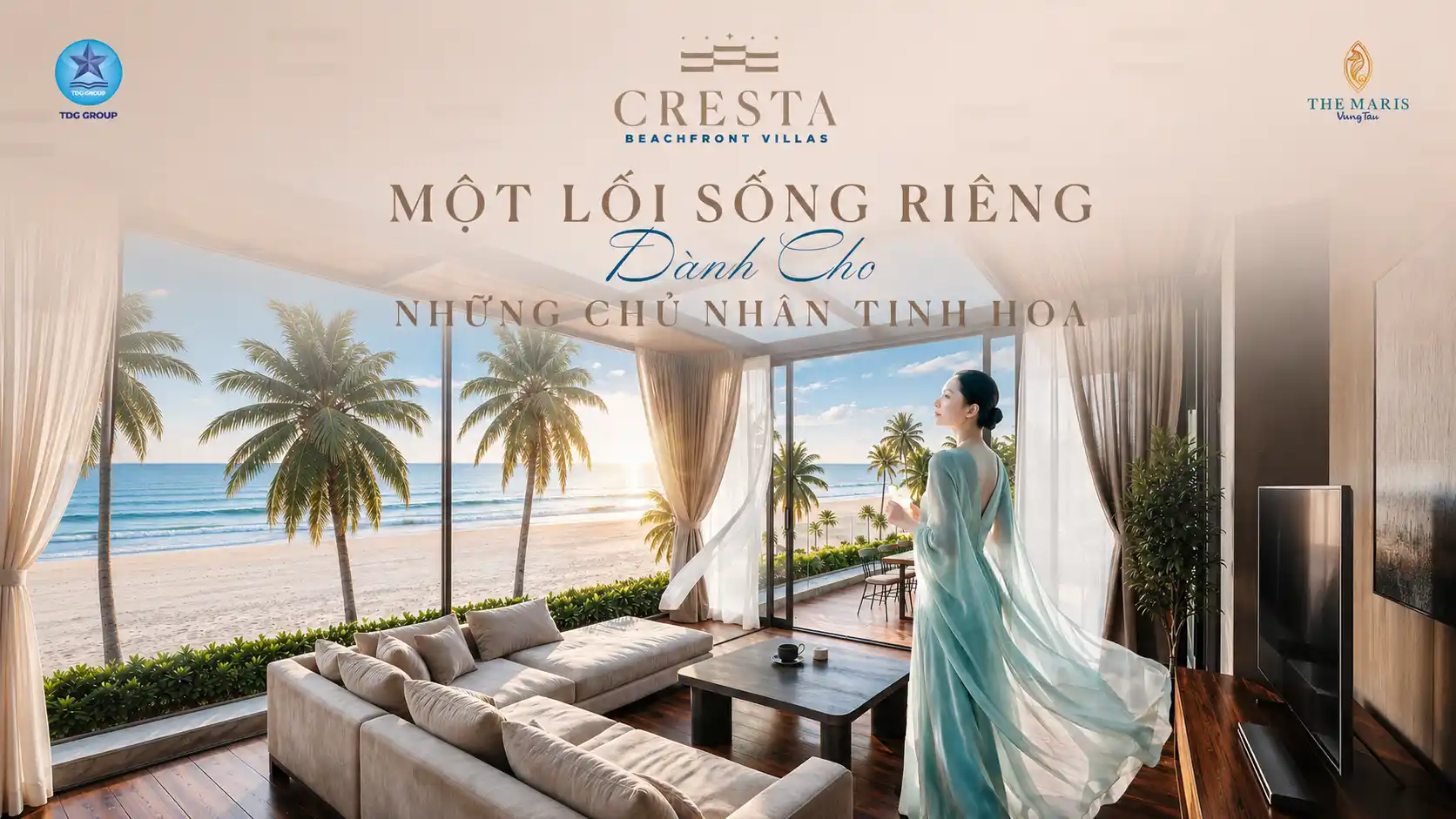 Không gian trên tầng cao là nơi mở tầm nhìn khoáng đạt ra đại dương