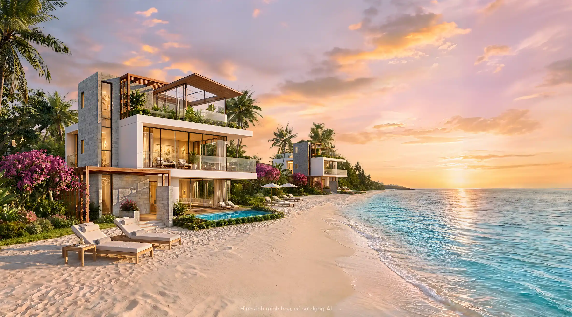 Phối cảnh minh họa Cresta Beachfront Villas