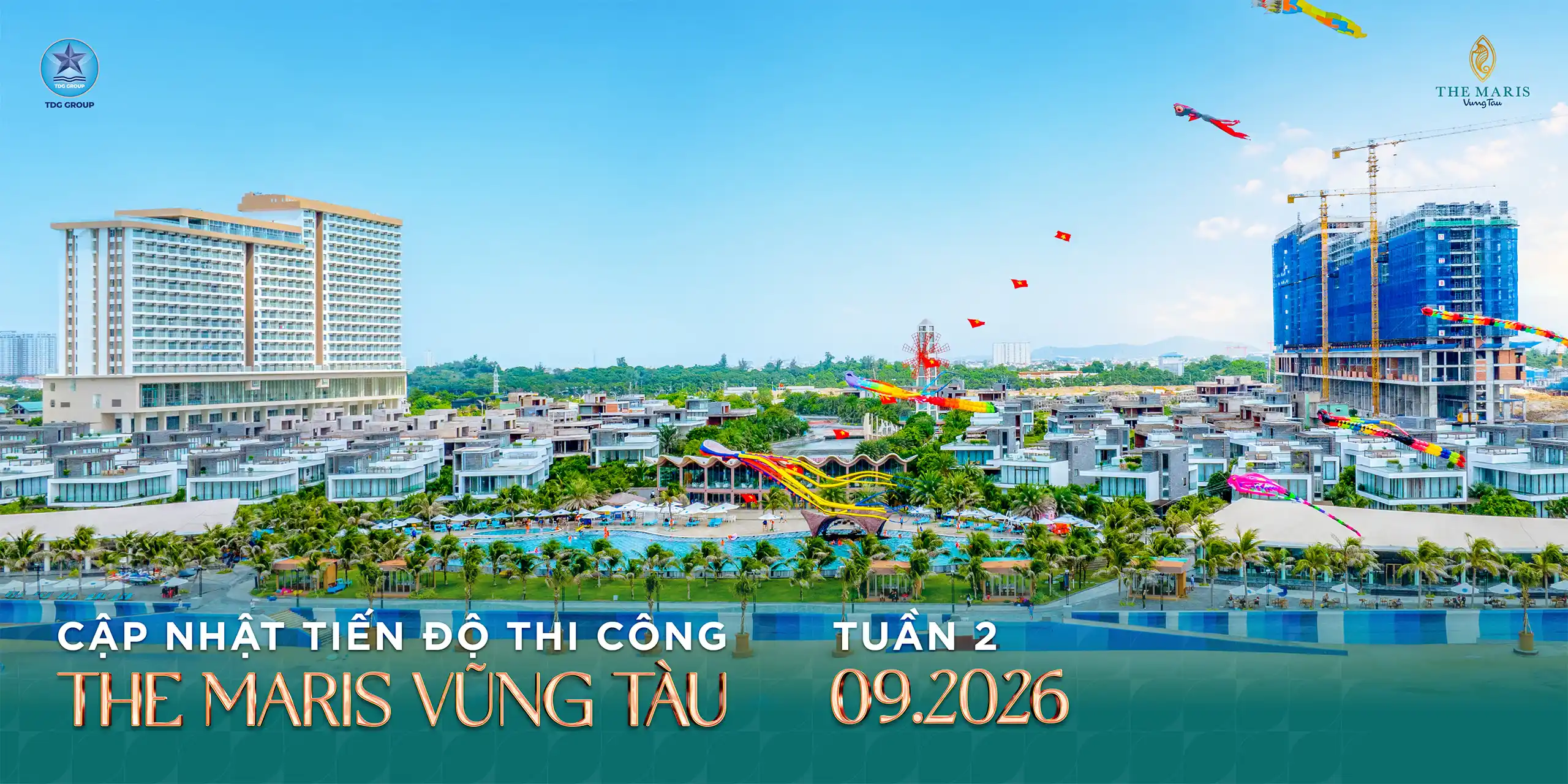 CẬP NHẬT TIẾN ĐỘ THI CÔNG THE MARIS VŨNG TÀU TUẦN 2 THÁNG 09/2026