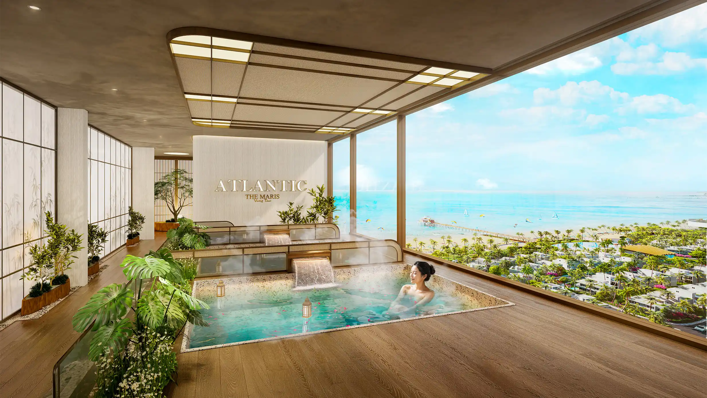 Atlantic - căn hộ Onsen nước biển đón xu hướng sống khỏe